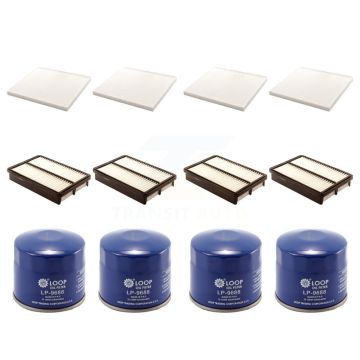 4x Air + 4x Cabin + 4x Engine Oil Filter (12 Total) Kit For Hyundai Tucson Kia Sportage KFM-101965