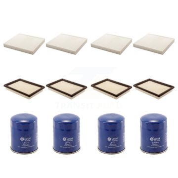 4x Air + 4x Cabin + 4x Engine Oil Filter (12 Total) Kit For INFINITI FX50 QX70 2 Required KFM-101968