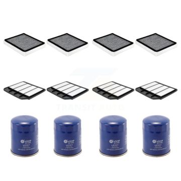 4x Air + 4x Cabin + 4x Engine Oil Filter (12 Total) Kit For 2016-2023 INFINITI QX80 KFM-101974