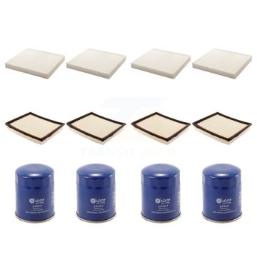 4x Air + 4x Cabin + 4x Engine Oil Filter (12 Total) Kit For Nissan Frontier NV2500 NV3500 KFM-101976