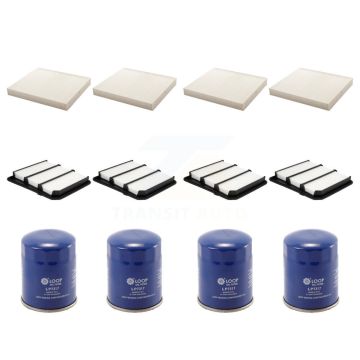 4x Air + 4x Cabin + 4x Engine Oil Filter (12 Total) Kit For Nissan TITAN KFM-101979