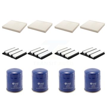 4x Air + 4x Cabin + 4x Engine Oil Filter (12 Total) Kit For Nissan NV2500 NV3500 TITAN XD KFM-101981