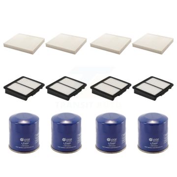 4x Air + 4x Cabin + 4x Engine Oil Filter (12 Total) Kit For INFINITI M35 KFM-101983