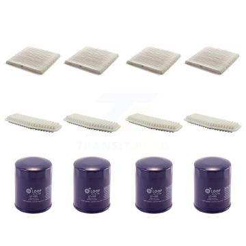 4x Air + 4x Cabin + 4x Engine Oil Filter (12 Total) Kit For 2004-2005 Toyota RAV4 2.4L KFM-101988