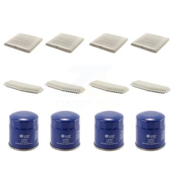 4x Air + 4x Cabin + 4x Engine Oil Filter (12 Total) Kit For 2001-2003 Toyota RAV4 2.0L KFM-101991
