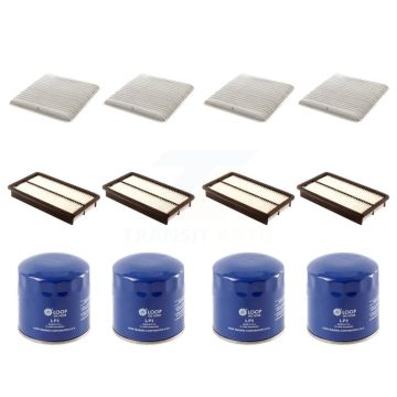 4x Air + 4x Cabin + 4x Engine Oil Filter (12 Total) Kit For Mazda MPV KFM-101993