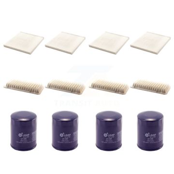 4x Air + 4x Cabin + 4x Engine Oil Filter (12 Total) Kit For Pontiac Vibe KFM-101998