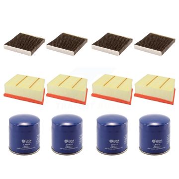 4x Air + 4x Cabin + 4x Engine Oil Filter (12 Total) Kit For Ford EcoSport KFM-102001