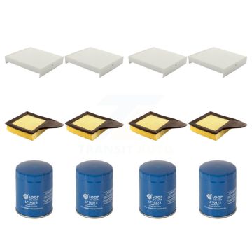 4x Air + 4x Cabin + 4x Engine Oil Filter (12 Total) Kit For Ford Mustang 3.7L 5.0L KFM-102006