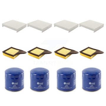4x Air + 4x Cabin + 4x Engine Oil Filter (12 Total) Kit For 2010 Ford Mustang 4.6L KFM-102008