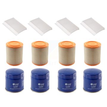 4x Air + 4x Cabin + 4x Engine Oil Filter (12 Total) Kit For Jeep Compass KFM-102010