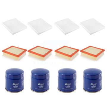 4x Air + 4x Cabin + 4x Engine Oil Filter (12 Total) Kit For Jeep Compass KFM-102012