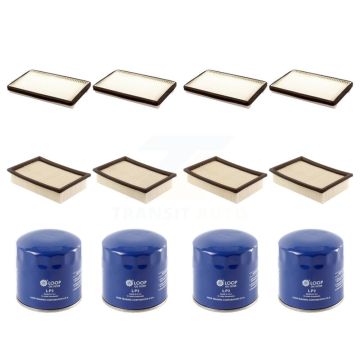 4x Air + 4x Cabin + 4x Engine Oil Filter (12 Total) Kit For Ford Escape Mazda Tribute KFM-102017