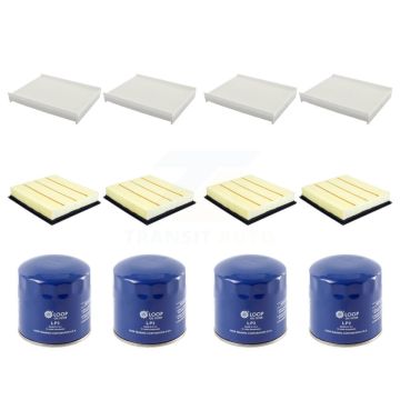 4x Air + 4x Cabin + 4x Engine Oil Filter (12 Total) Kit For Ford F-350 Super Duty F-250 KFM-102026