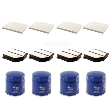 4x Air + 4x Cabin + 4x Engine Oil Filter (12 Total) Kit For Suzuki Grand Vitara 3.2L KFM-102035