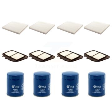 4x Air + 4x Cabin + 4x Engine Oil Filter (12 Total) Kit For Cadillac SRX STS 4.6L KFM-102041