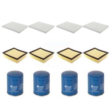 4x Air + 4x Cabin + 4x Engine Oil Filter (12 Total) Kit For 2017 Lincoln Navigator KFM-102050
