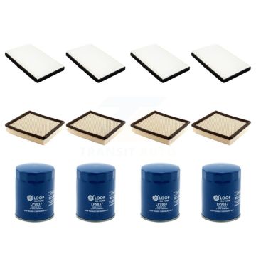 4x Air + 4x Cabin + 4x Engine Oil Filter (12 Total) Kit For Chevrolet Impala Monte Carlo KFM-102056