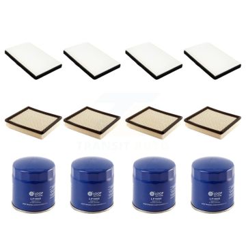 4x Air + 4x Cabin + 4x Engine Oil Filter (12 Total) Kit For Chevrolet Impala Buick Grand KFM-102057