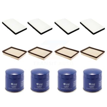 4x Air + 4x Cabin + 4x Engine Oil Filter (12 Total) Kit For Buick Century Regal Intrigue KFM-102058