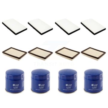 4x Air + 4x Cabin + 4x Engine Oil Filter (12 Total) Kit For Buick LaCrosse Allure 3.6L KFM-102059