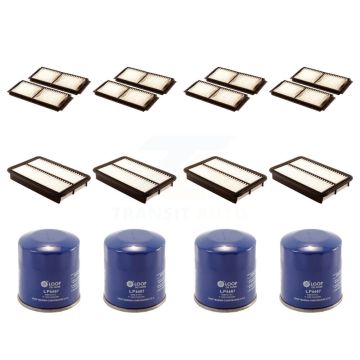 4x Air + 4x Cabin + 4x Engine Oil Filter (12 Total) Kit For Mazda 3 Sport KFM-102061