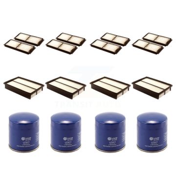 4x Air + 4x Cabin + 4x Engine Oil Filter (12 Total) Kit For Mazda 3 Sport KFM-102062