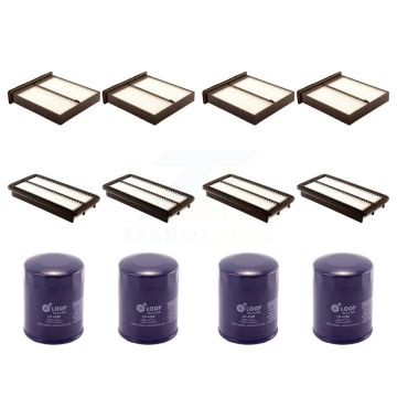 4x Air + 4x Cabin + 4x Engine Oil Filter (12 Total) Kit For Suzuki SX4 KFM-102064