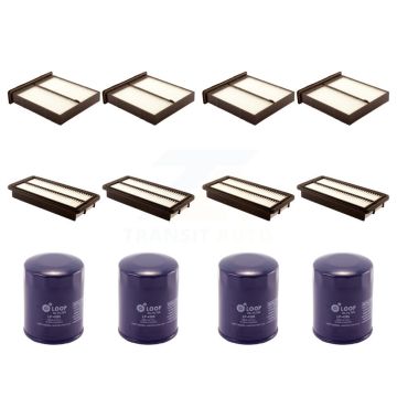 4x Air + 4x Cabin + 4x Engine Oil Filter (12 Total) Kit For 2007-2009 Suzuki SX4 KFM-102065