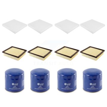 4x Air + 4x Cabin + 4x Engine Oil Filter (12 Total) Kit For Jeep Grand Cherokee Dodge KFM-102066