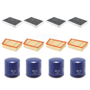 4x Air + 4x Cabin + 4x Engine Oil Filter (12 Total) Kit For Land Rover Range Evoque Sport KFM-102069