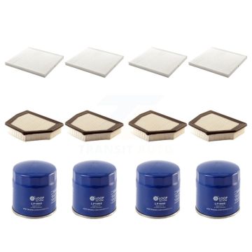 4x Air + 4x Cabin + 4x Engine Oil Filter (12 Total) Kit For 2008-2010 Saturn Vue 3.6L KFM-102071