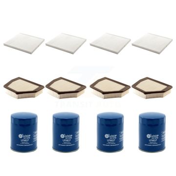 4x Air + 4x Cabin + 4x Engine Oil Filter (12 Total) Kit For 2008-2010 Saturn Vue 3.5L KFM-102072