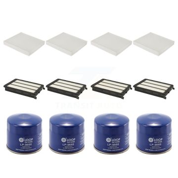 4x Air + 4x Cabin + 4x Engine Oil Filter (12 Total) Kit For Hyundai Tucson Kia Sportage KFM-102082