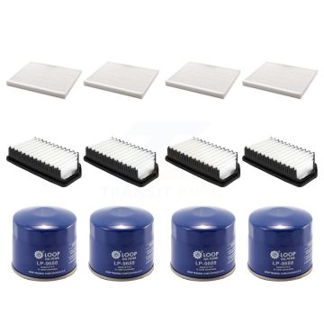4x Air + 4x Cabin + 4x Engine Oil Filter (12 Total) Kit For Kia Forte5 Forte Koup 1.6L KFM-102083