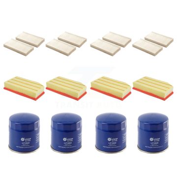 4x Air + 4x Cabin + 4x Engine Oil Filter (12 Total) Kit For 18 Jeep Wrangler 2.0L JK Body KFM-102086