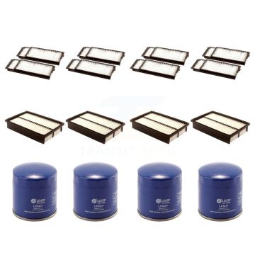 4x Air + 4x Cabin + 4x Engine Oil Filter (12 Total) Kit For Mazda 3 5 Sport KFM-102089