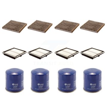 4x Air + 4x Cabin + 4x Engine Oil Filter (12 Total) Kit For Subaru Outback Legacy 2.5L KFM-102092