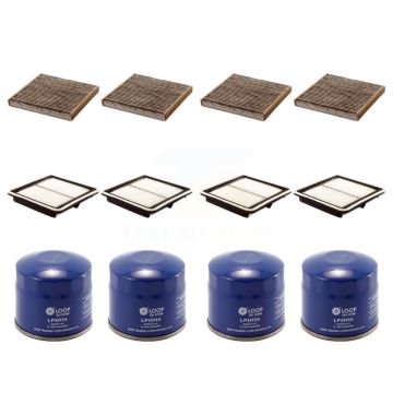 4x Air + 4x Cabin + 4x Engine Oil Filter (12 Total) Kit For 2011-2016 Subaru Legacy 3.6L KFM-102093