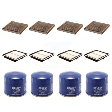 4x Air + 4x Cabin + 4x Engine Oil Filter (12 Total) Kit For Subaru Outback Legacy KFM-102094
