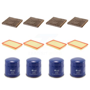 4x Air + 4x Cabin + 4x Engine Oil Filter (12 Total) Kit For 10-12 Lexus HS250h 2 Required KFM-102095