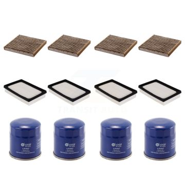 4x Air + 4x Cabin + 4x Engine Oil Filter (12 Total) Kit For 2012-2015 Toyota Prius C KFM-102096