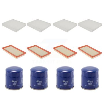 4x Air + 4x Cabin + 4x Engine Oil Filter (12 Total) Kit For Toyota RAV4 Corolla Camry KFM-102100