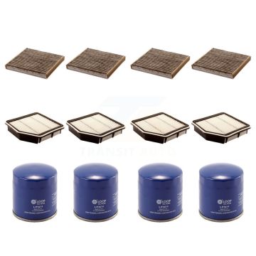4x Air + 4x Cabin + 4x Engine Oil Filter (12 Total) Kit For 2006-2007 Lexus GS430 4.3L KFM-102101