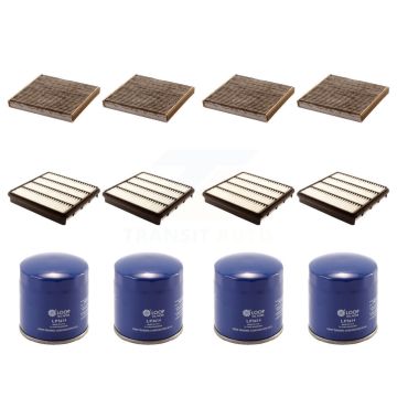 4x Air + 4x Cabin + 4x Engine Oil Filter (12 Total) Kit For Toyota Tundra Sequoia KFM-102104
