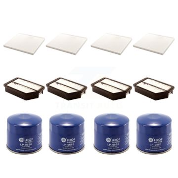 4x Air + 4x Cabin + 4x Engine Oil Filter (12 Total) Kit For Hyundai Tucson Kia Sportage KFM-102108