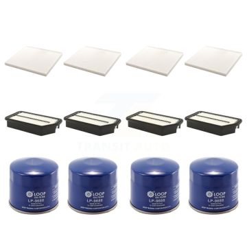 4x Air + 4x Cabin + 4x Engine Oil Filter (12 Total) Kit For Kia Sportage KFM-102110