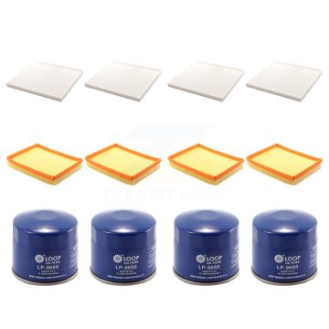 4x Air + 4x Cabin + 4x Engine Oil Filter (12 Total) Kit For 2007-2012 Kia Rondo KFM-102112