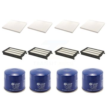 4x Air + 4x Cabin + 4x Engine Oil Filter (12 Total) Kit For Kia Sportage KFM-102114