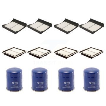 4x Air + 4x Cabin + 4x Engine Oil Filter (12 Total) Kit For Subaru Forester Impreza XV KFM-102116